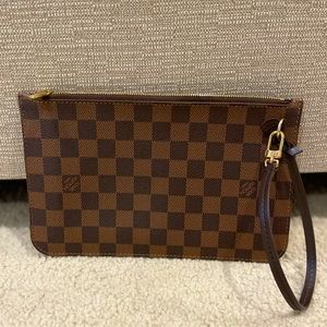 Authentic Louis Vuitton Damier wristlet